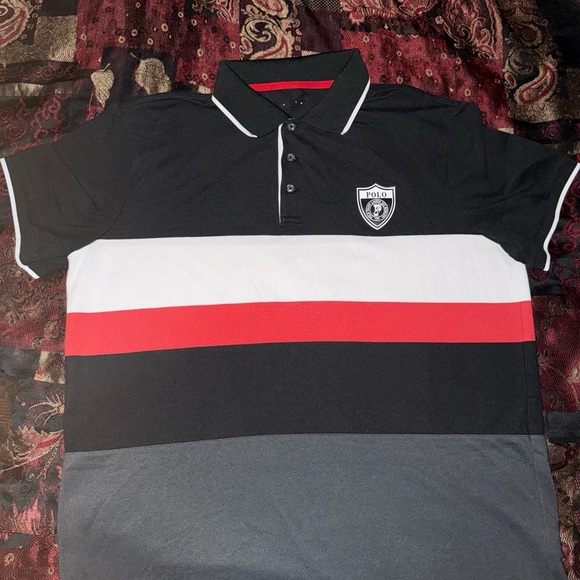 Polo Ralph Lauren Performance P-Wing Multi-Color Polo - Picture 1 of 6